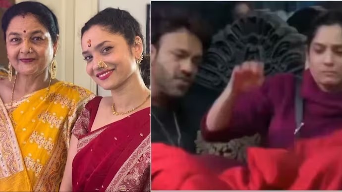 "Viral Video Sparks Controversy: Ankita Lokhande's Mother Speaks Out on Vicky Jain's Actions"