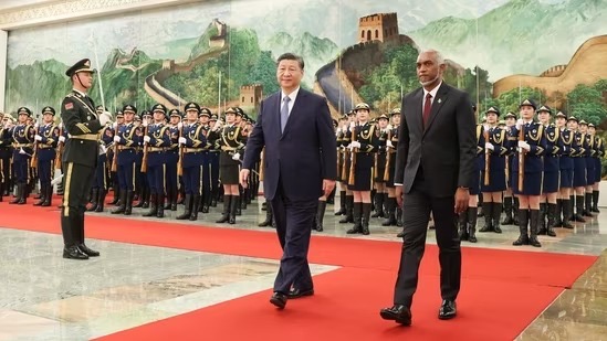"China Strongly Objects to External Interference in Maldives during President Muizzu's Visit"