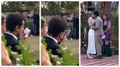 Emotional Aamir Khan Witnesses Daughter Ira's White Wedding in Udaipur