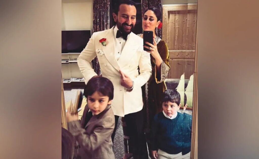 Kareena Kapoor and Saif Ali Khan Ring in 2024 in Style with Kids Taimur and Jeh in Switzerland