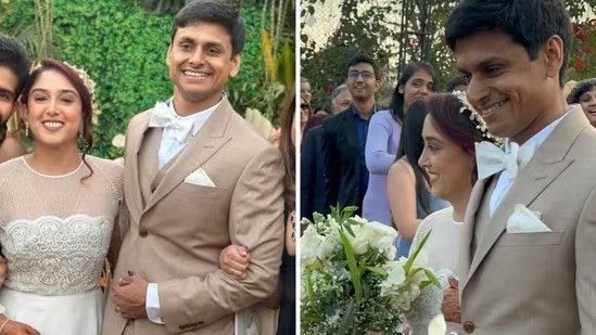 Ira Khan and Nupur Shikhare Exchange Vows in Stunning Christian-Inspired Wedding Ceremony