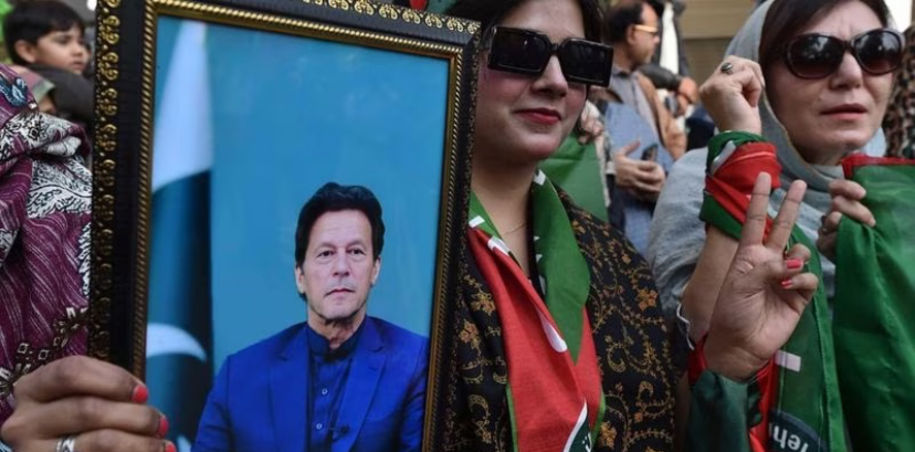  "Pakistan's Ex-PM Imran Khan Faces 10-Year Jail Term Amidst Election Turmoil"